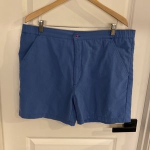 Islander - Flat Front Chino Shorts - Blue - Men’s Size Large 36-38